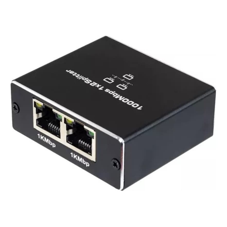 Switch Divisor De Rede 1x2 Giga 100/1000mpbs