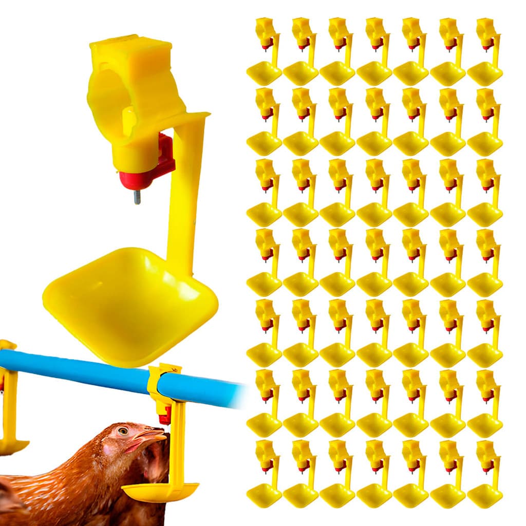 Bebedouro Para Aves Automático Frangos Granja - 50 unidades