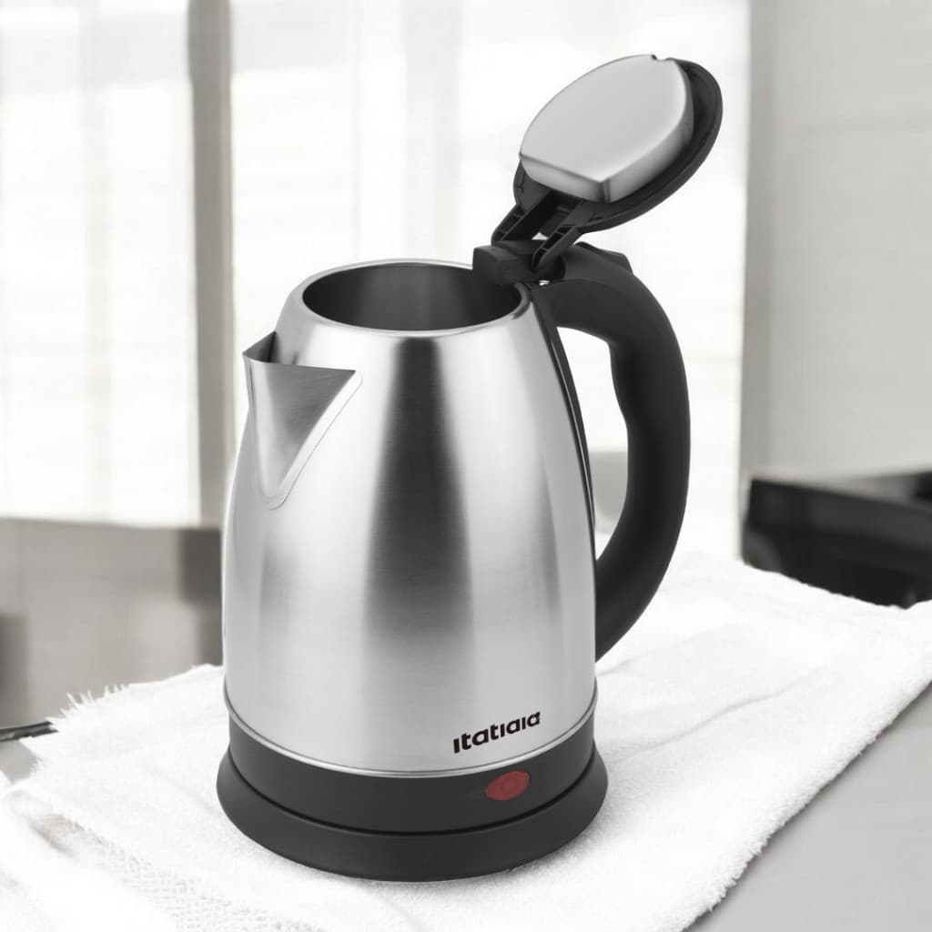 Chaleira Elétrica Itatiaia Inox 1,8L – Design Moderno e Alta Segurança