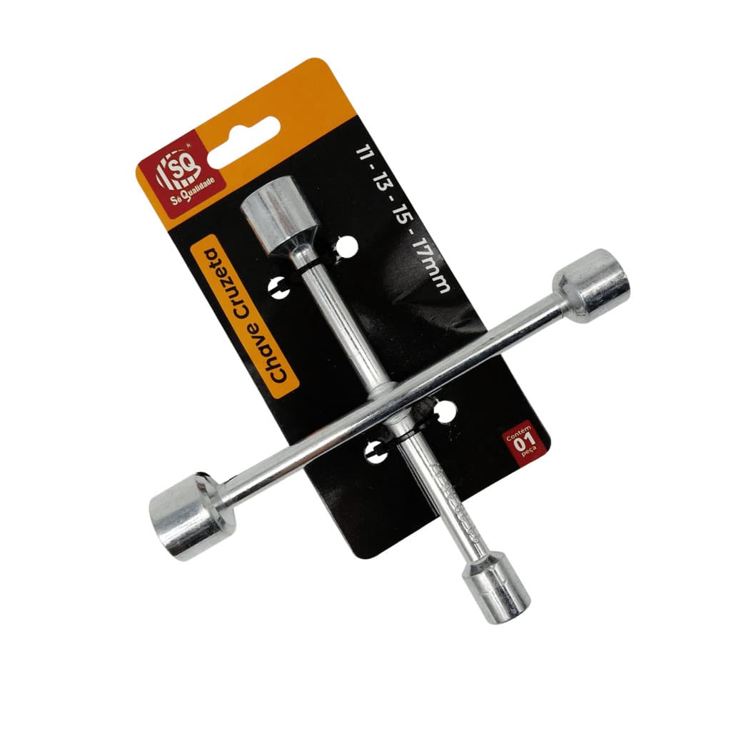 Chave De Roda Estrela Cruz Cruzeta Mini 11 13 15 17mm