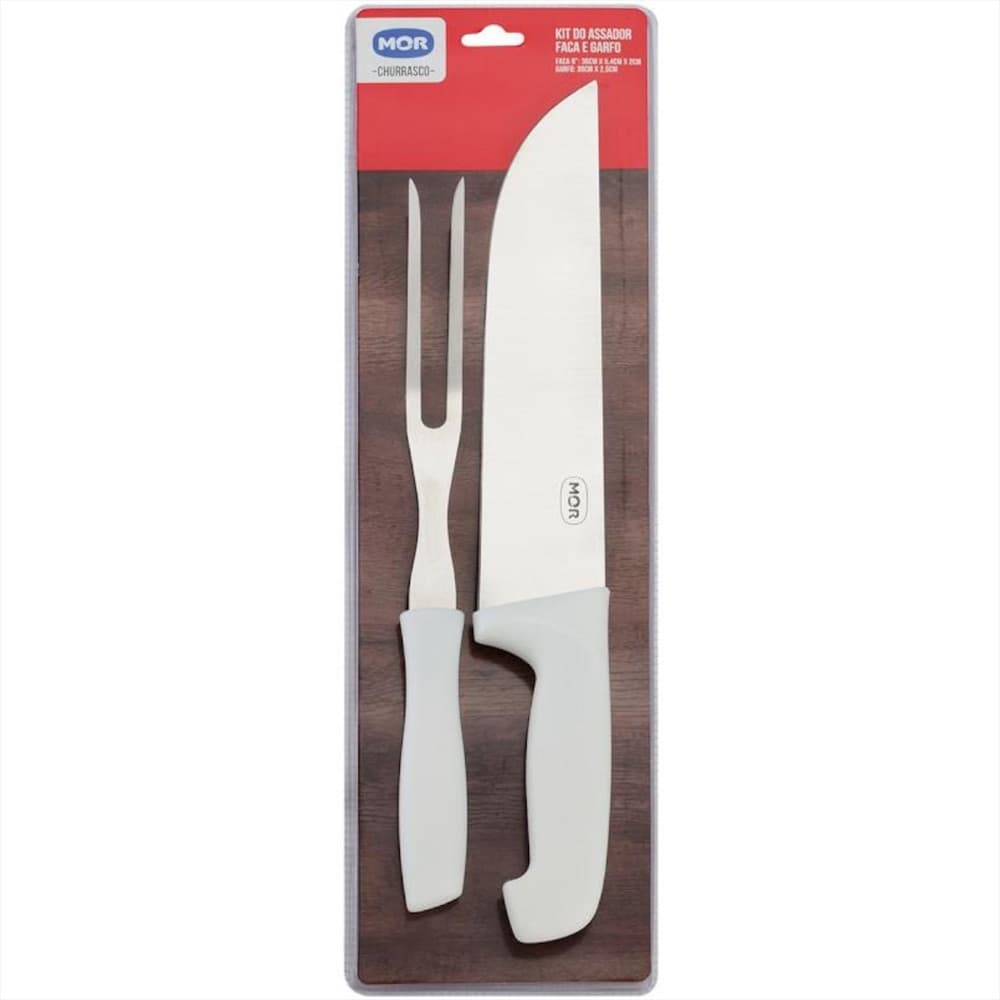 Kit churrasco, cozinha Faca e Garfo - 3309 - MOR