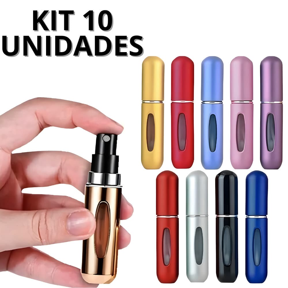 Porta Perfume Recarregavel 5mL Mini Frasco Spray Beleza Recipiente Viagem Cosméticos Líquidos