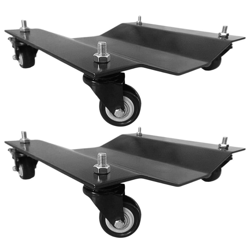 KIT 2 CARRINHO TARTARUGA RODAS PATINS P/ CARGA 600KG STANDARD