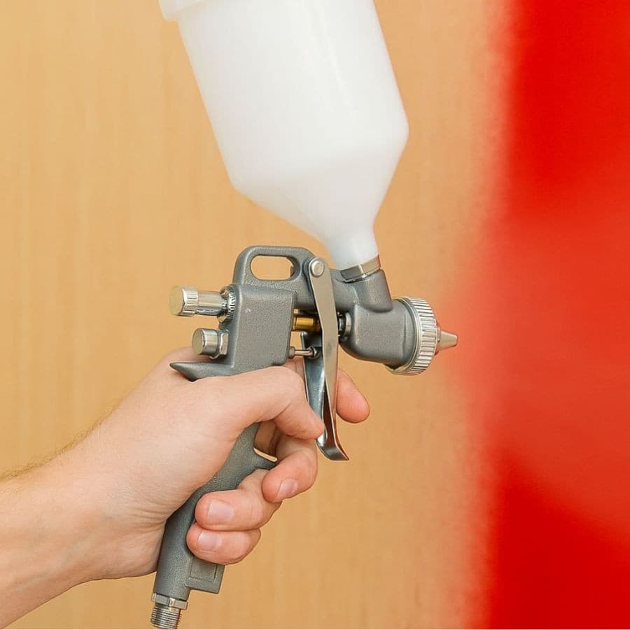 Pistola de Pintura Profissional Automotiva Gravidade Alta Pressão Bico 600ml