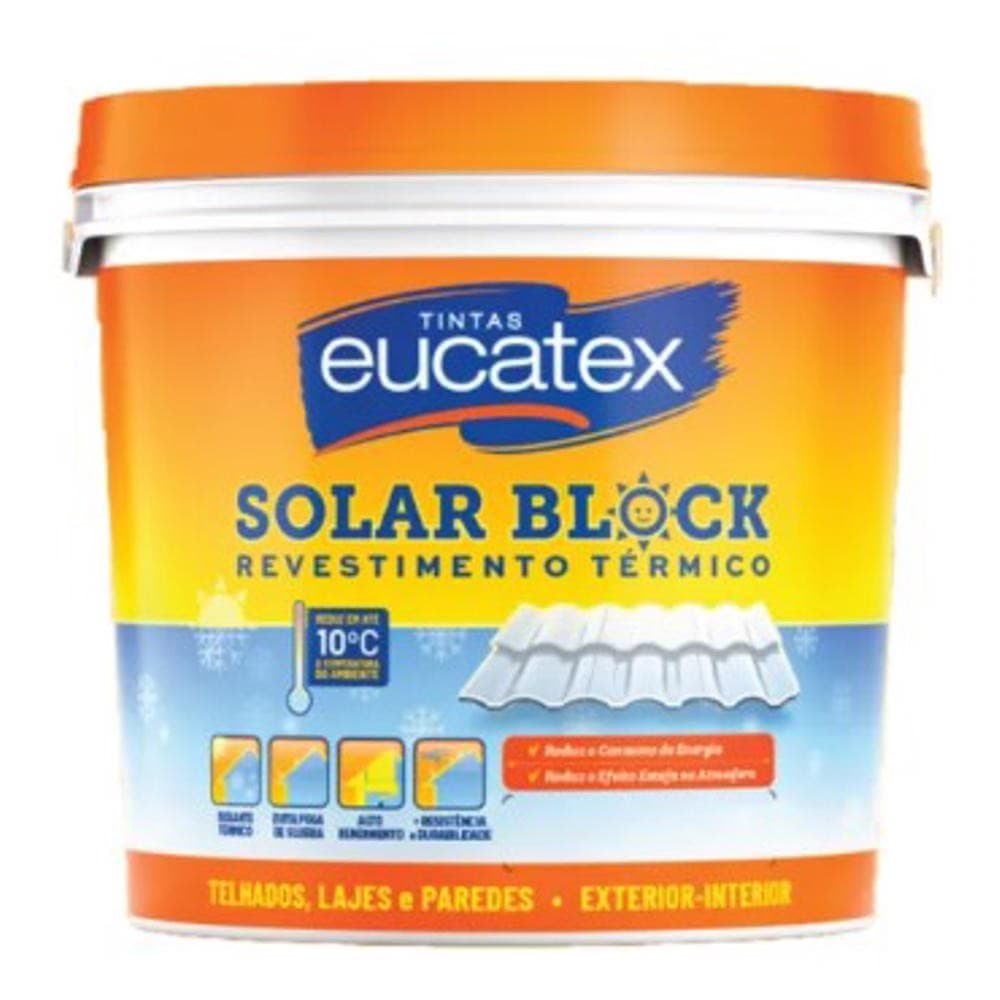 Solar Block Manta Liquida Acabamento Fosco Cor Branco