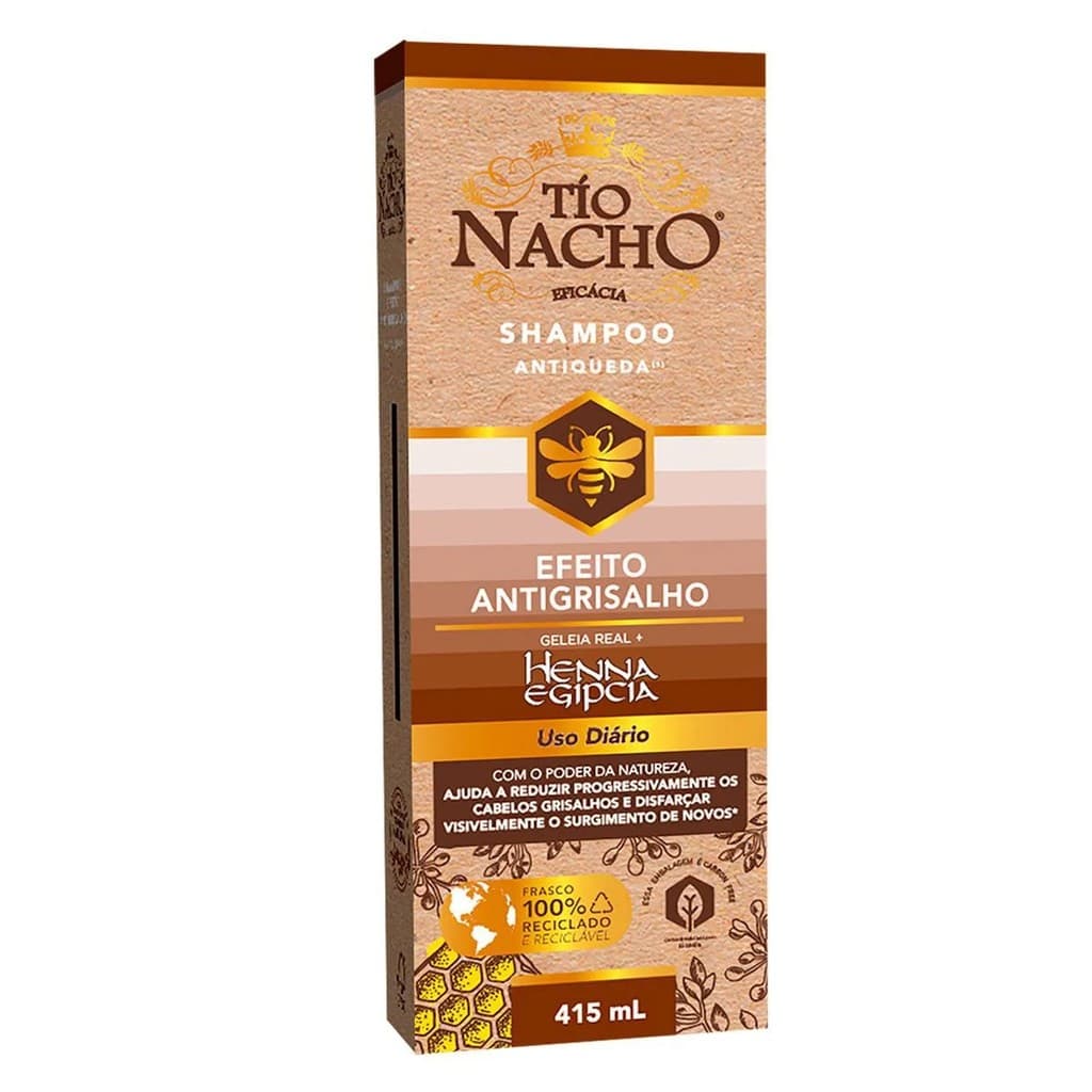Tio Nacho Shampoo Antiqueda Efeito Antigrisalho  415ml