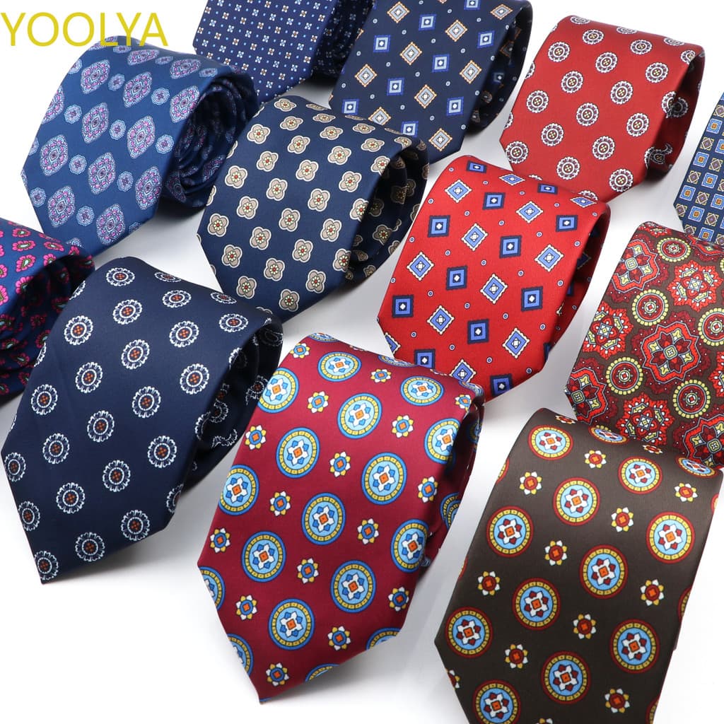 Moda Masculina 8cm Gravata De Seda Super Macia Estilo Boêmio Ponto Chique Novidade Vermelho Azul Acessórios