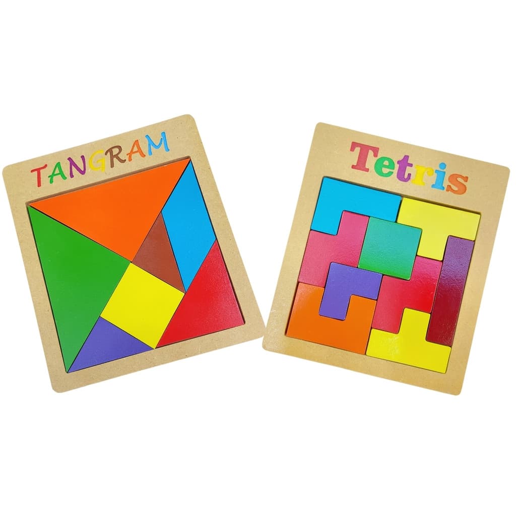 Tangram + Tetris 9 Peças