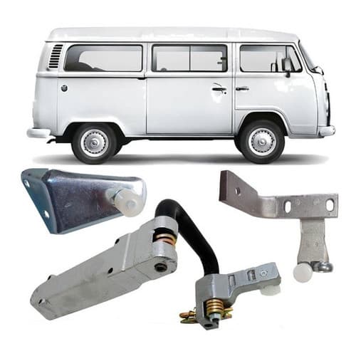 Kit Carrinho Guia Kombi Porta Corrediça Lateral 2008