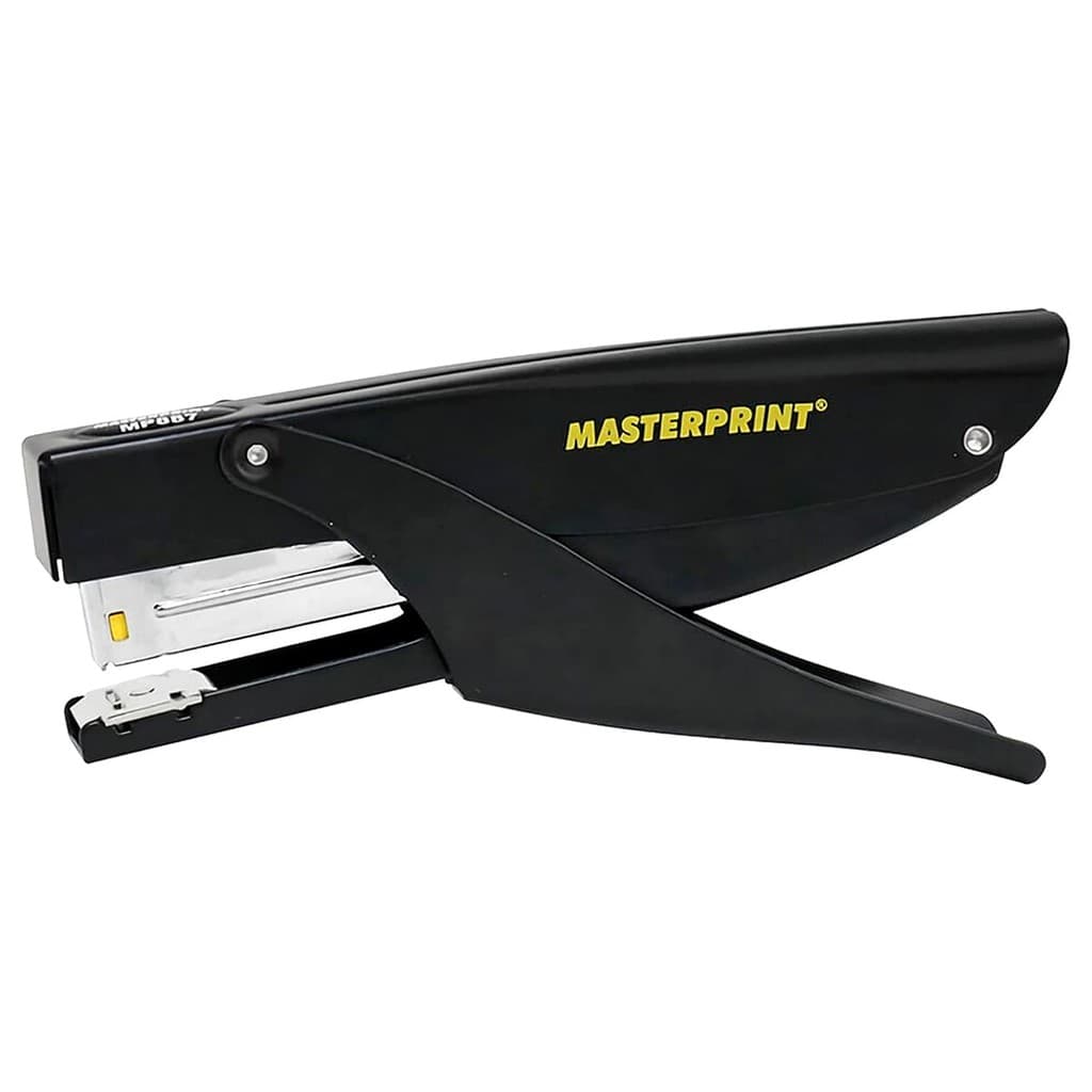 Grampeador Alicate de Metal 15cm 26/6 para até 25 Folhas Grampeador de Mão MP-887 Masterprint