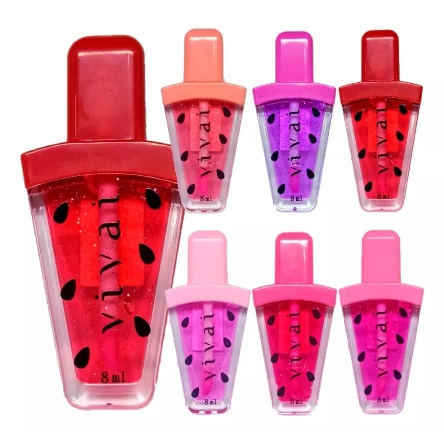 Lip Gloss Prin Vivai – Brilho Intenso Formato Melancia com 6 Cores Vibrantes | Mundo Ideal