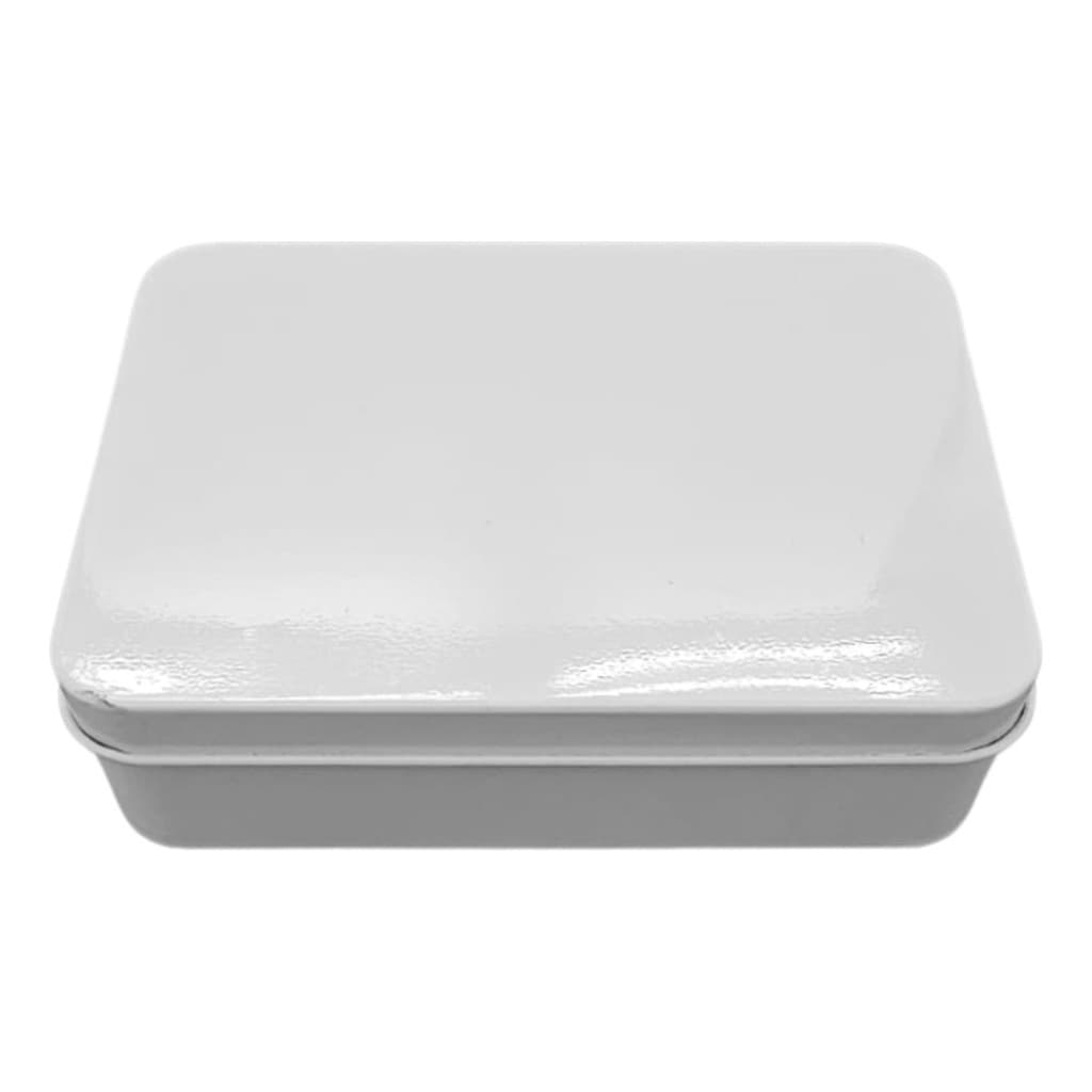 5 Caixas Retangular De Metal 14x10x4,5cm
