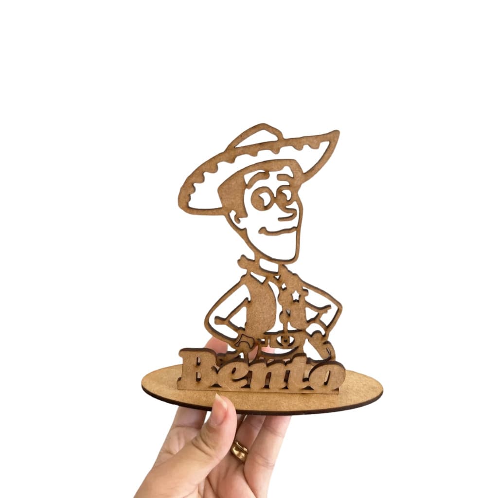 Centro De Mesa Toy Story Personalizado Festa em mdf