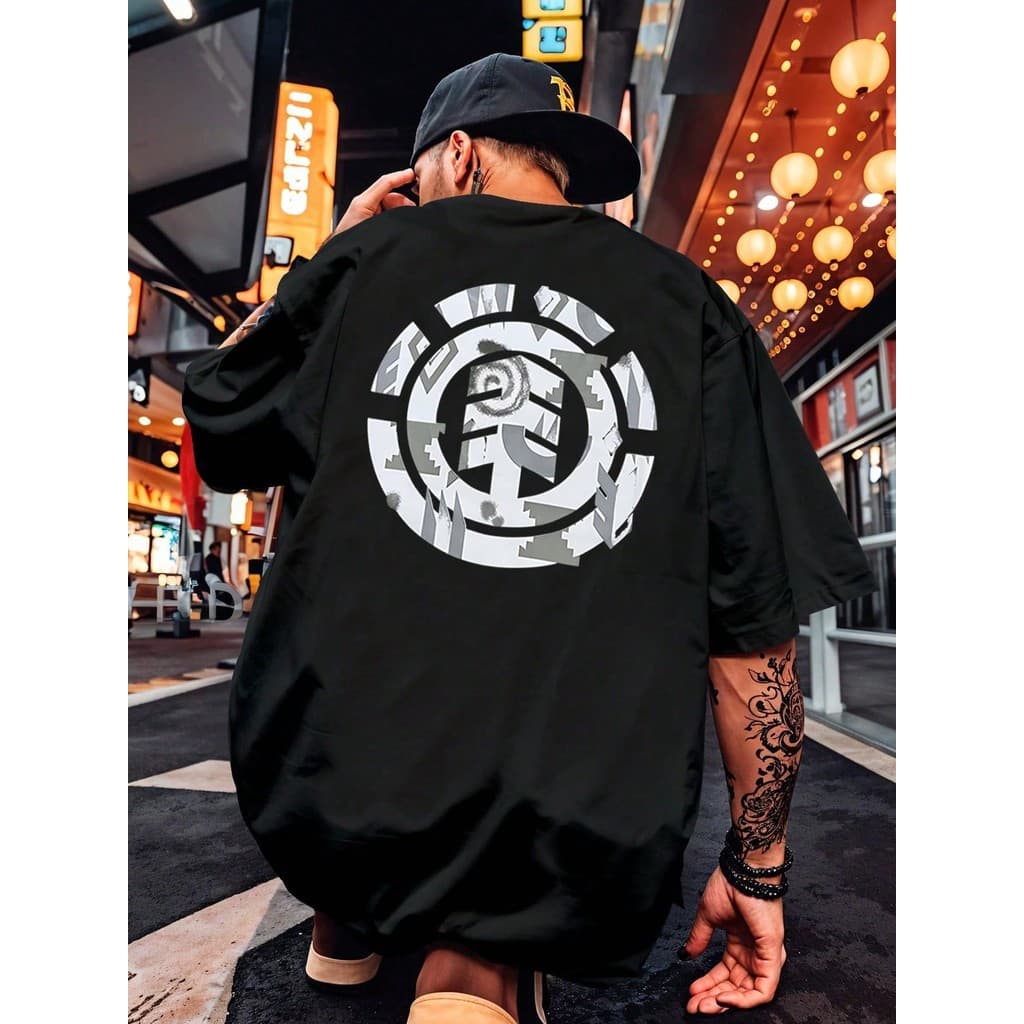 Camiseta Element Logo Skate Street Camisa Blusa Unissex Masculino Feminino 100% Algodão  Streetwear    Plus Size