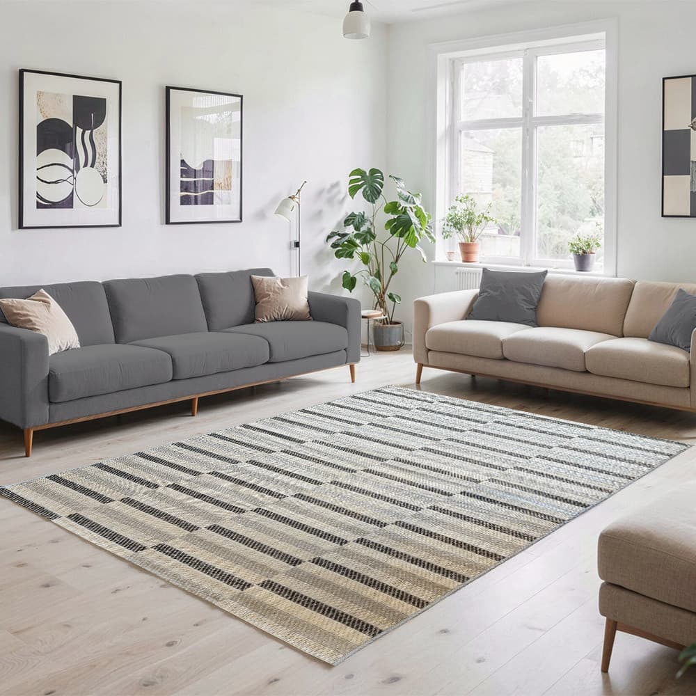 Tapete Sisal Sala Quarto Escritório Elegância Filete 1,00 X 1,50