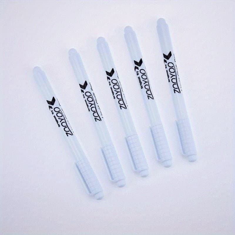 2 Canetas/Marcador De Giz Líquido Branco Para Janelas De Vidro Quadro Negro Novo