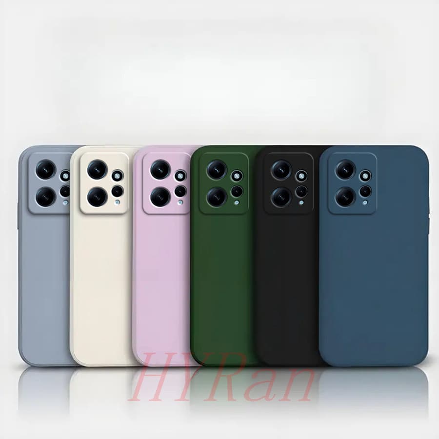 Capa De Telefone De silicone De Cor Sólida Redmi Note 12 4G YT
