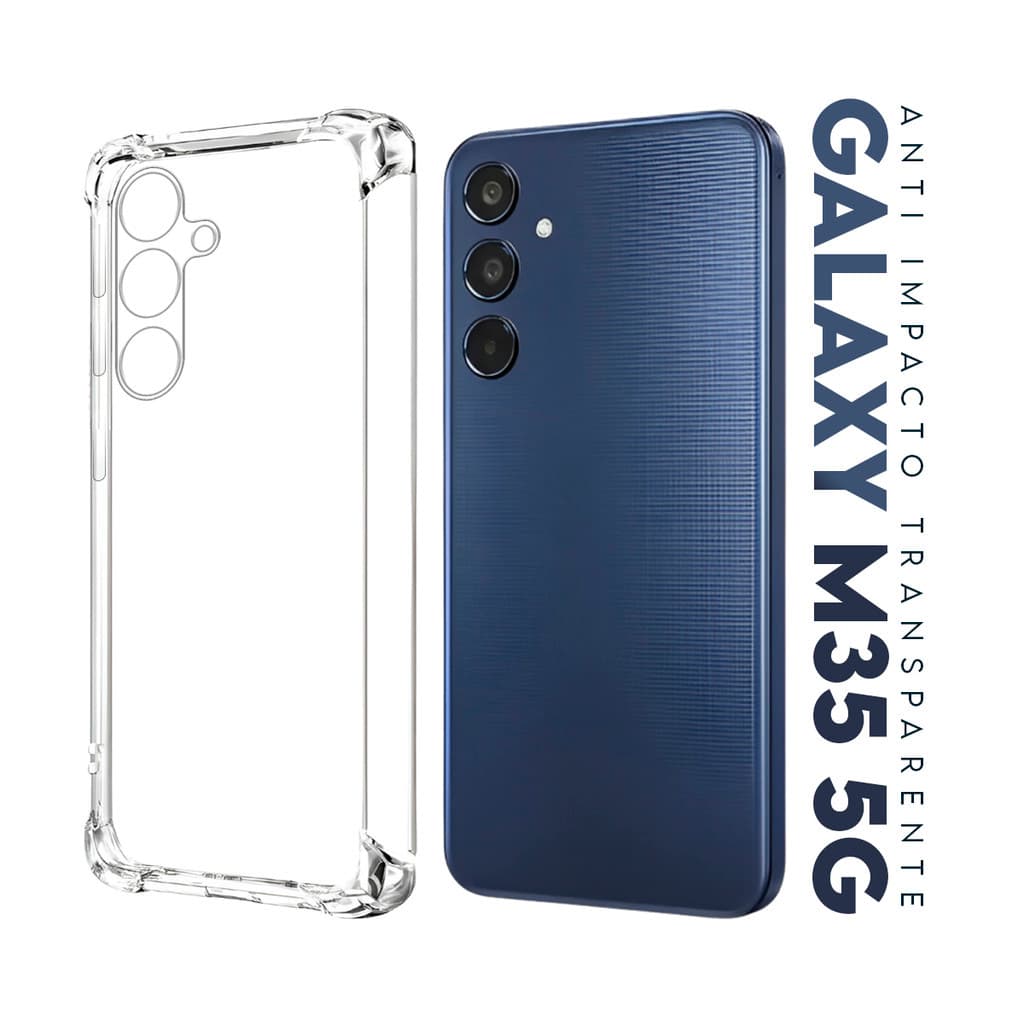 Capa Anti Impacto Para Galaxy M35 M356 6.6 + Películ Hydrogel Hd - Luiza Cell25