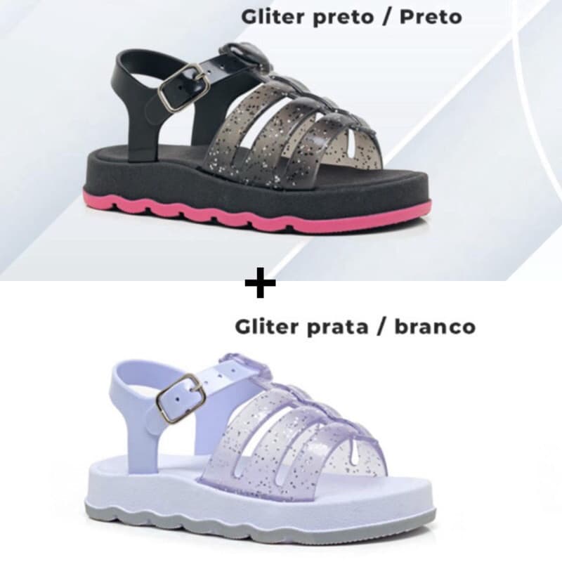 Kit 2 Pares Baby  PROMOÇÃO Papete Menina Mais Vendida