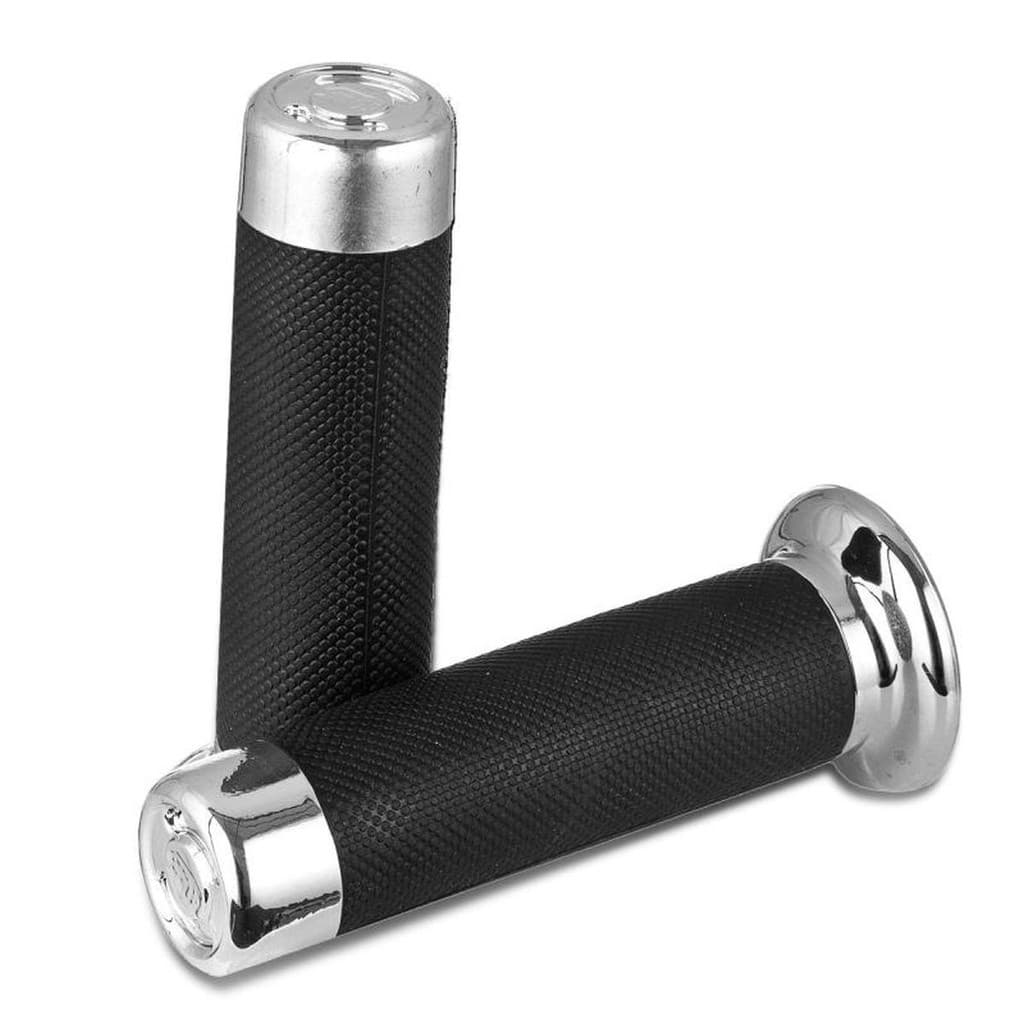 Manopla Moto Punho Custom Universal Ponta Cromada Pro Tork