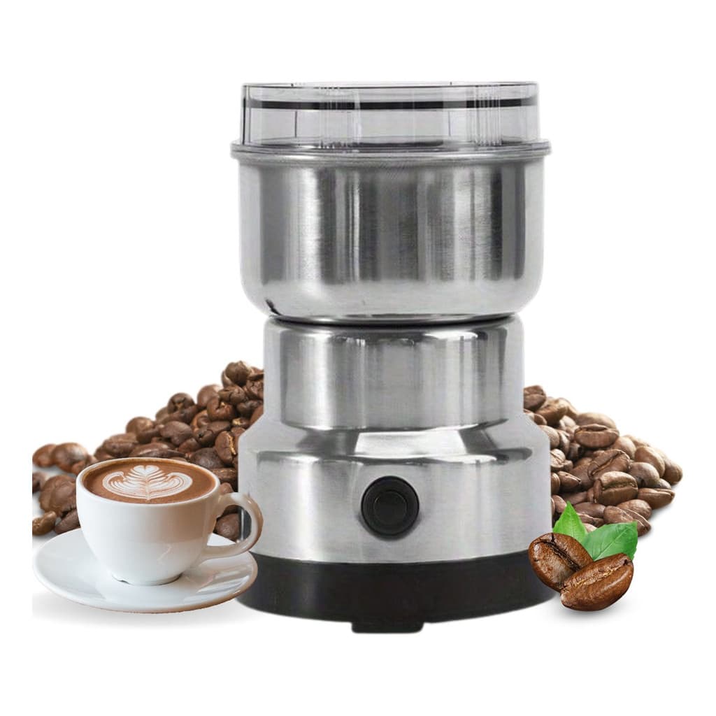 Moedor De Café Elétrico Grãos Triturador Temperos Prático