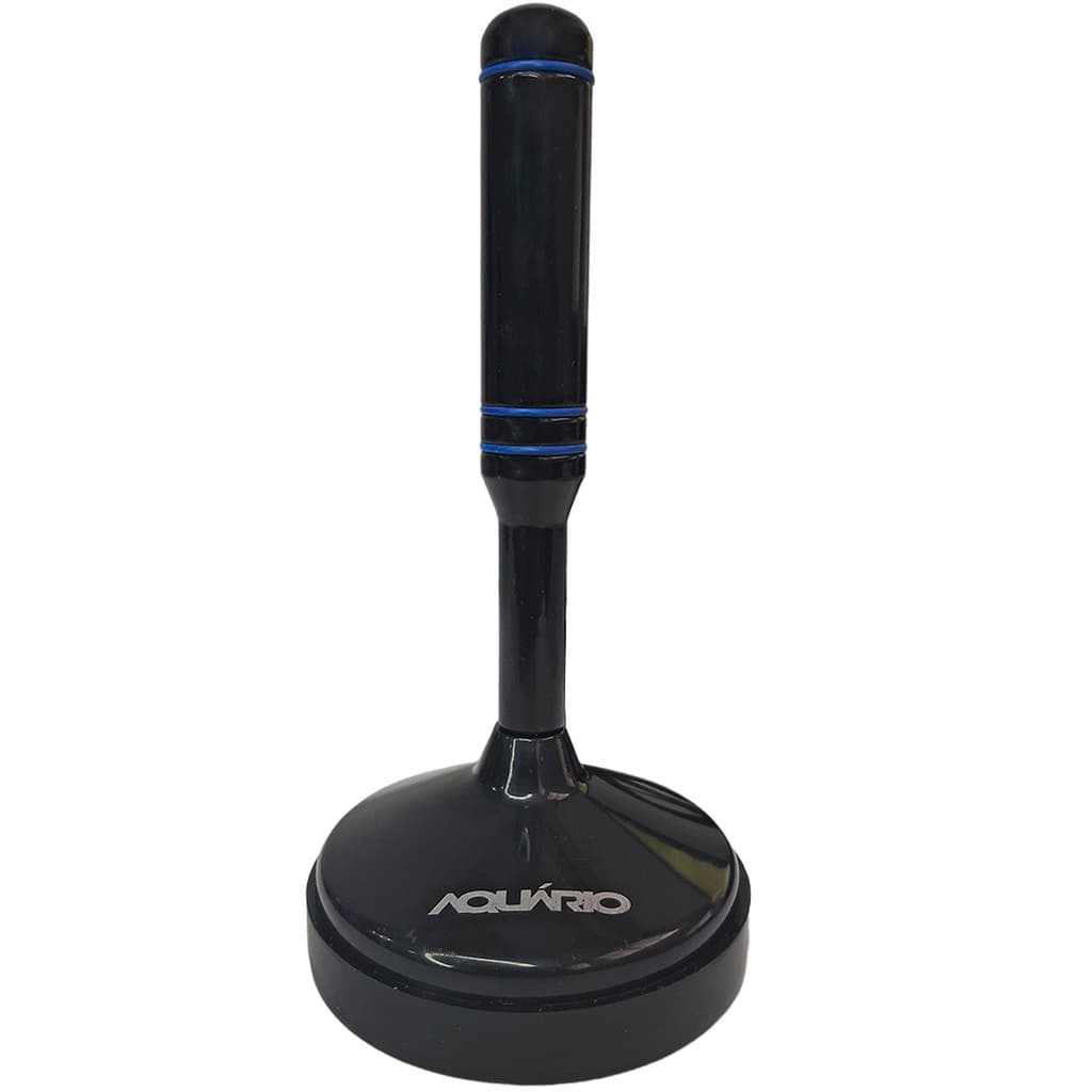 Antena Digital Tv Alta Definição Som Modelo DTV-100 Black Cabo 2,5M Interna Externa Metal Aquário