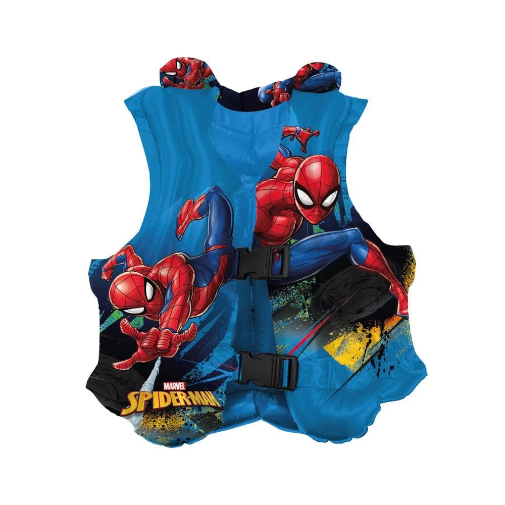 Boia Infantil Colete Homem Aranha (Spider-man) Marvel Inflável Brinquedo Piscina Praia