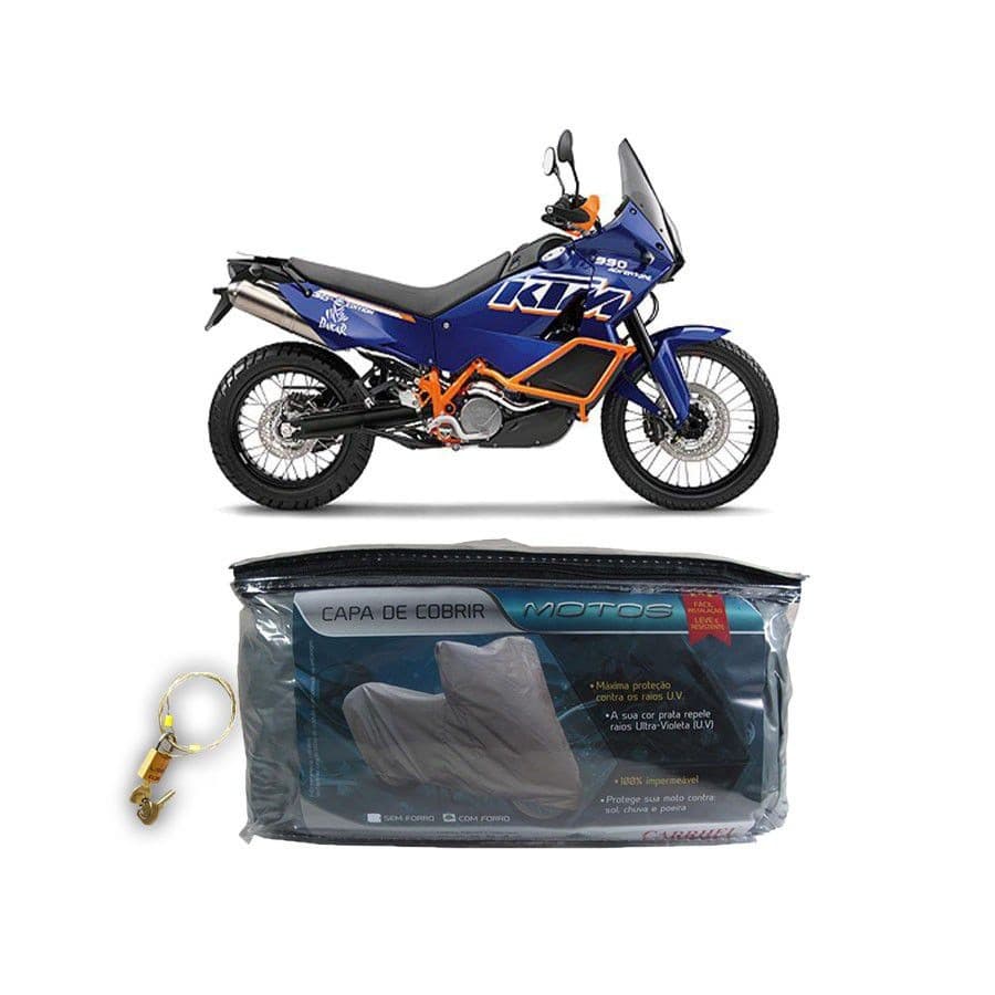 Capa com cadeado para cobrir KTM Adventure R/ Dakar 990CC G(206)