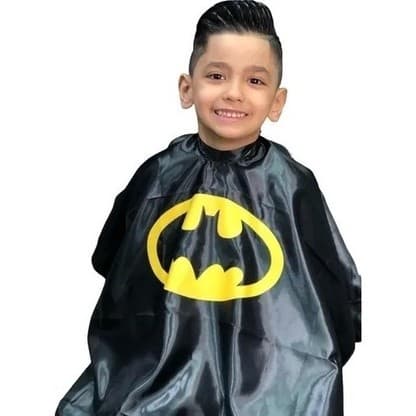 Capa De Corte Para Cabeleireiro E Barbeiro Infantil Heroes