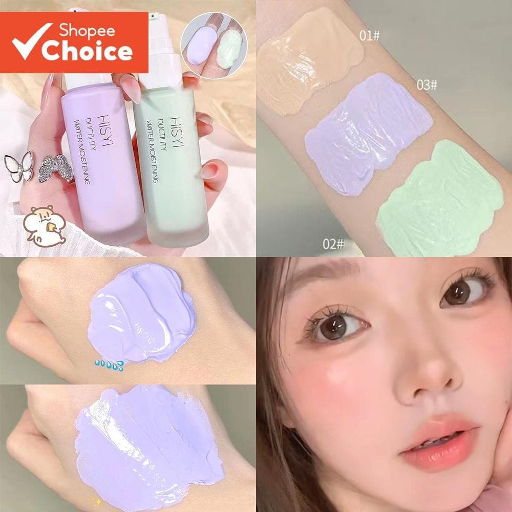 Base creme maquiagem Primer impermeável à prova de suor não-despertar hidratante estudante corretivo hidratante creme de