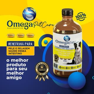 Omega Pet Care 250Ml Suplemento liquido + BRINDES