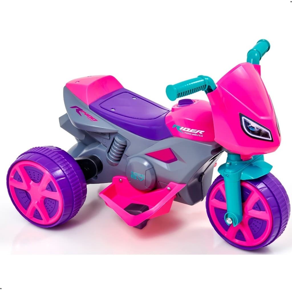 Moto Elétrica Infantil Criança 6V Recarregável Triciclo Usual