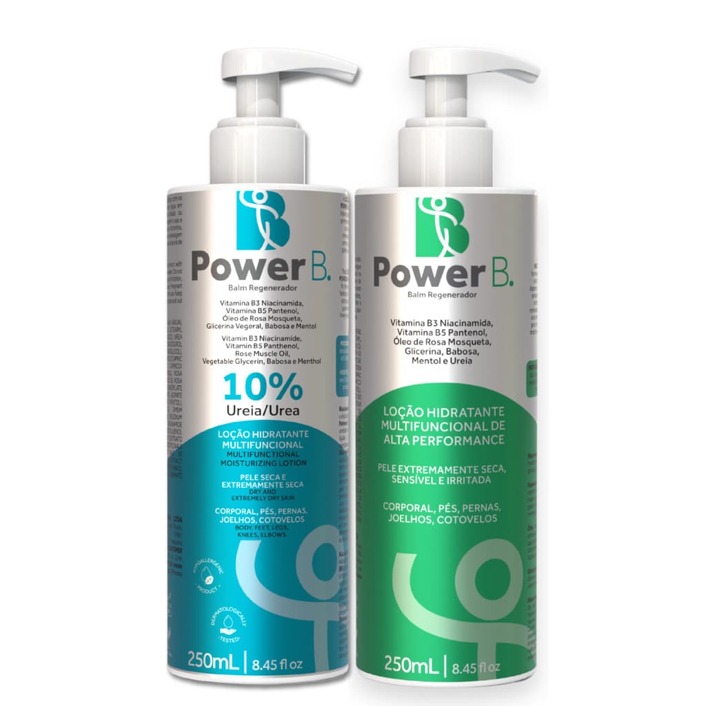 KIT USO DIARIO HIDRATANTE BALM POWER B UREIA PELE EXTRA SECA