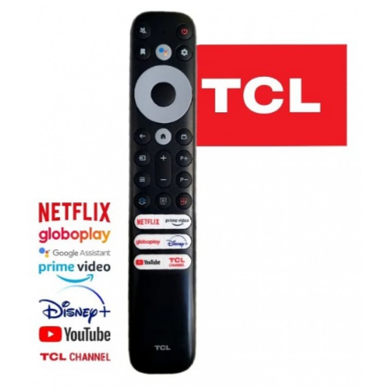 Controle Remoto Para Smart Tv Tcl 4k Rc802v Flr1 Rc902v 7354/7689 ENVIO NO MESMO DIA
