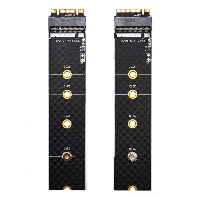 M . 2 SATA/NVME Protocolo PCI-E SSD Placa Adaptadora De Expansão B Chave/Interface Extensão Ouro Dedo Teste Proteger Car