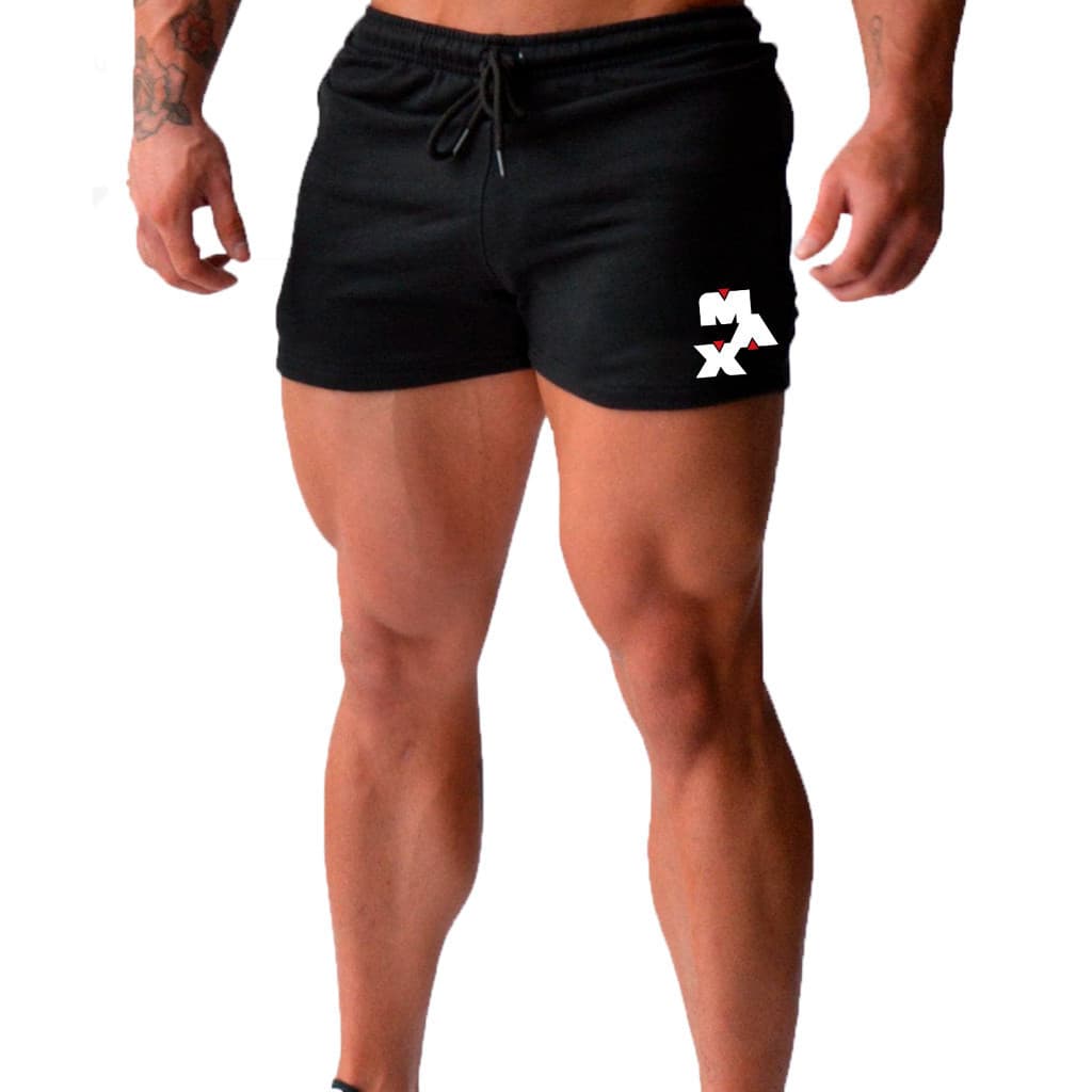 Short Bermuda Curto Academia Masculino Treino Suplementos imperdível