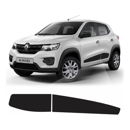 Kit Faixa Lateral Renault Kwid 2018 19 2020 21 Adesivo Preto