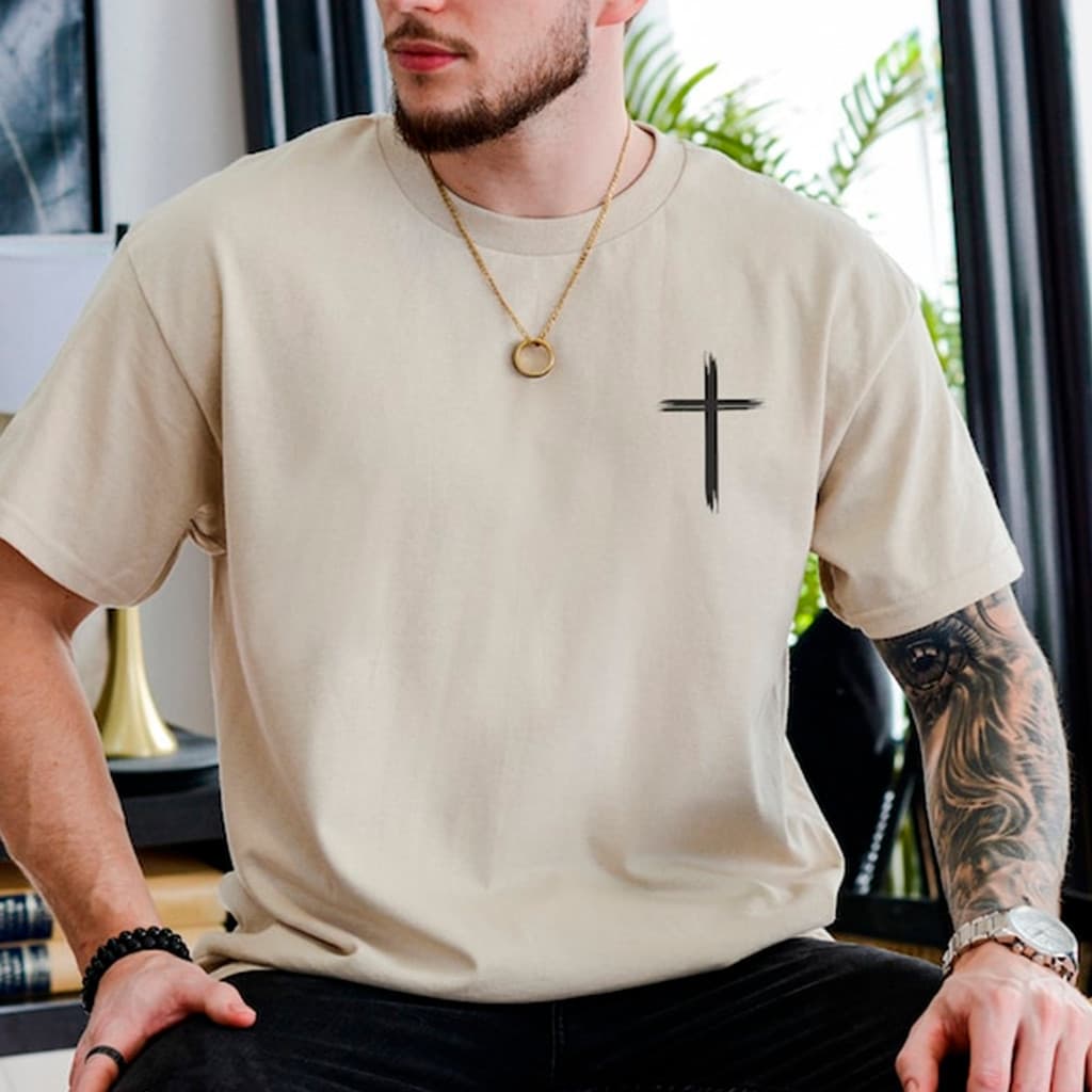 Camiseta Unissex Algodão Gospel Evangélica Jesus Me Fez Pescador