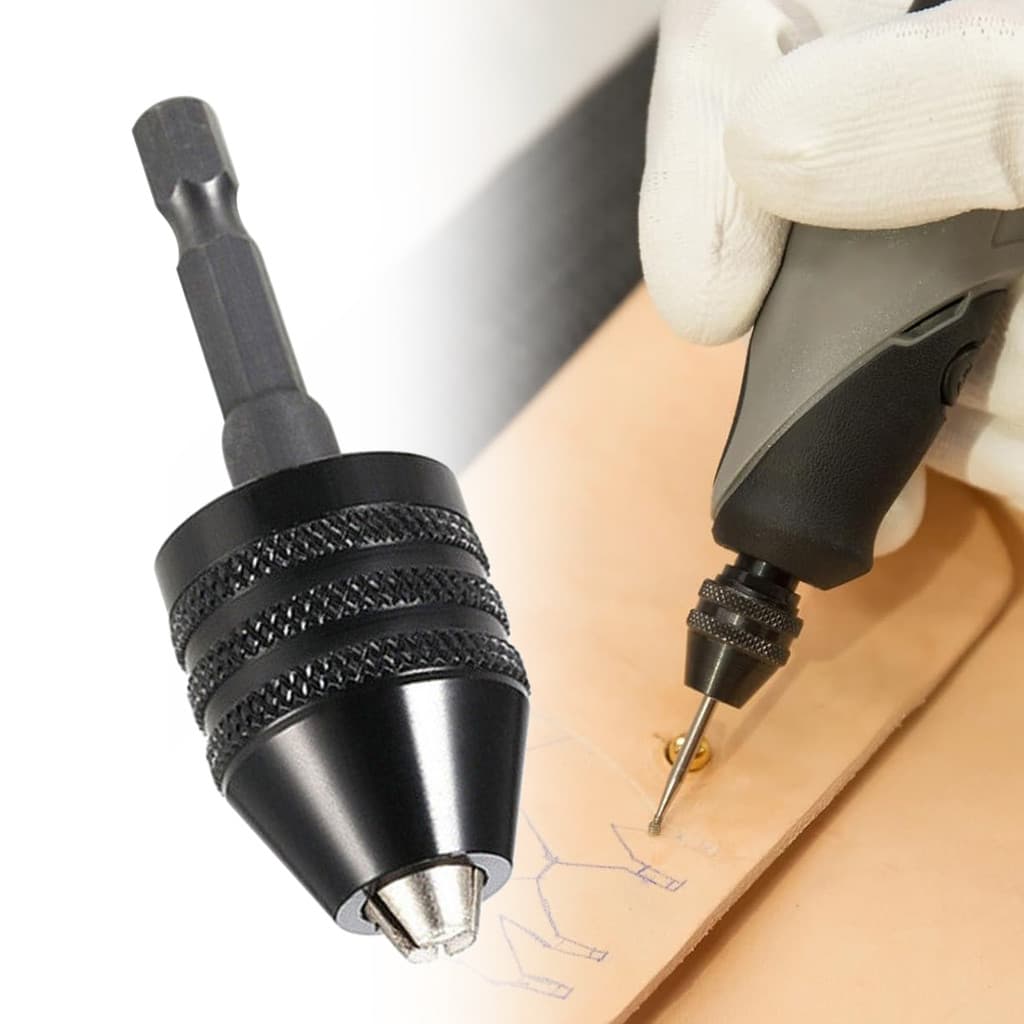 0.3-6.5mm Mandril De Broca Montagem Impacto Driver Bits Conversão Hex Shank-Plus Soquete Adaptador Quadrado Com Chave De