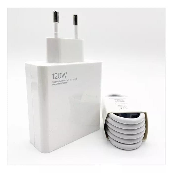 Carregador Turbo 120W com Cabo – Ultra Rápido e Seguro