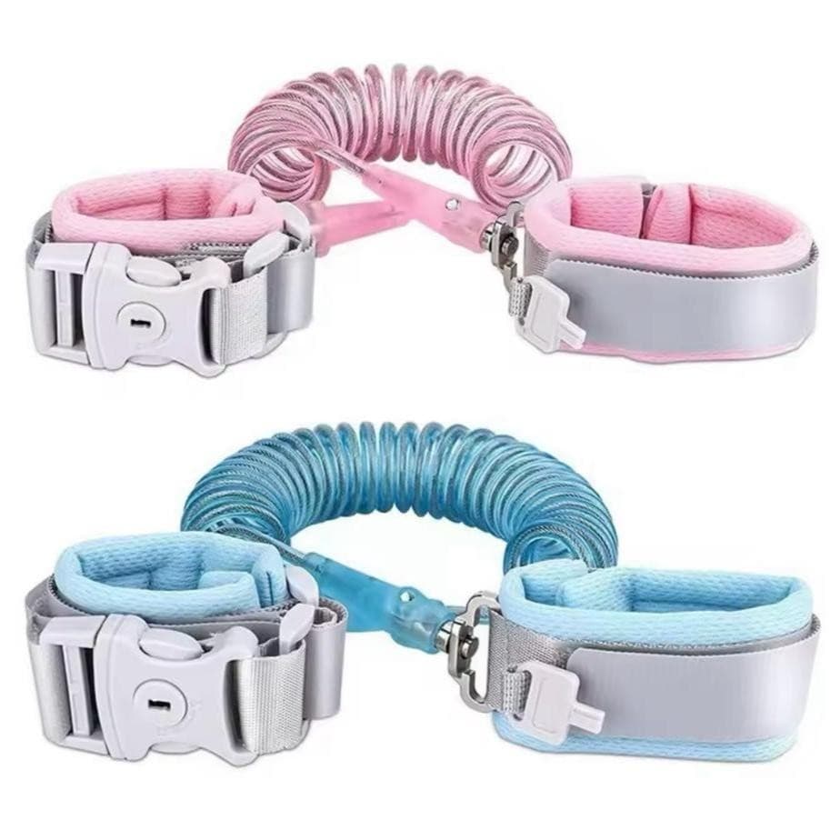 Pulseira Guia Infantil Segurança Anti Perda Criança C/ Chave