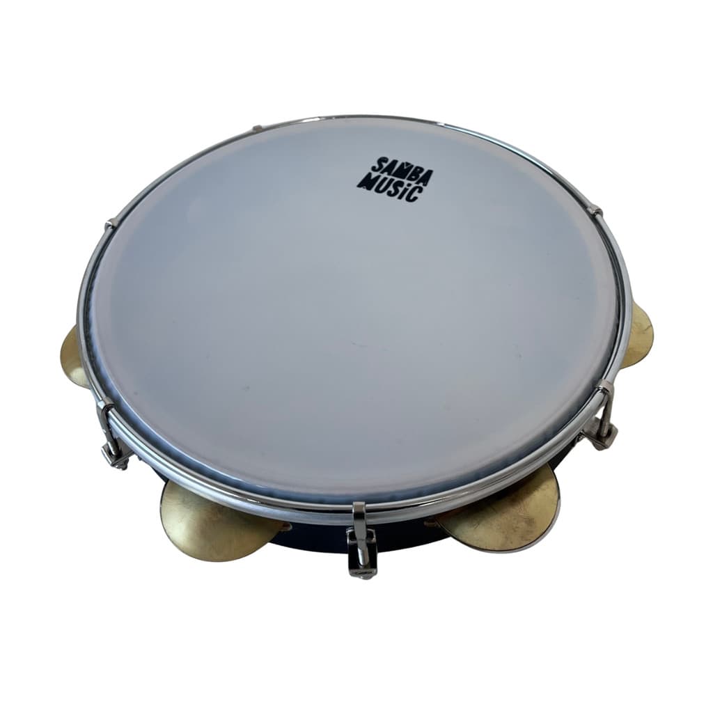 Pandeiro Samba Music Wood PHX - Madeira PVC c/ Pele leitosa 10 polegadas