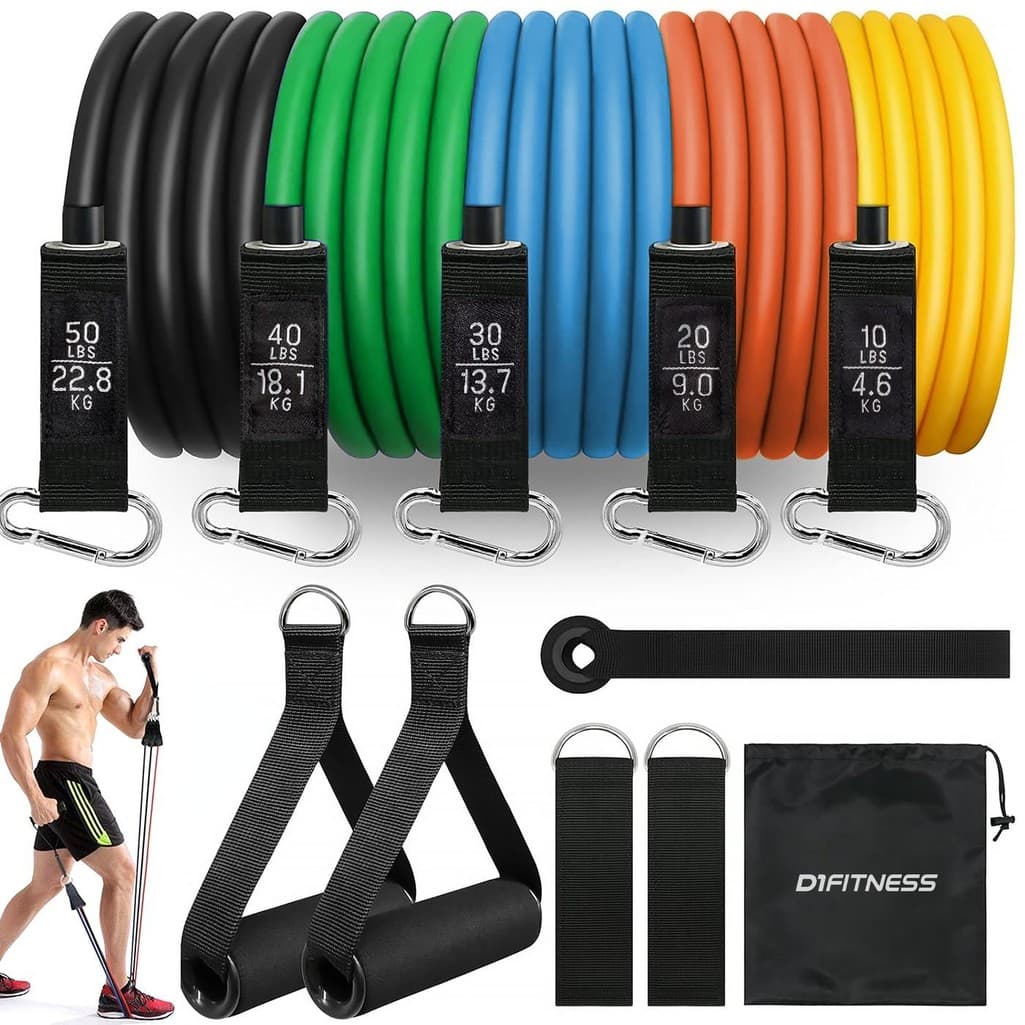 Kit Elásticos Extensores com Acessórios