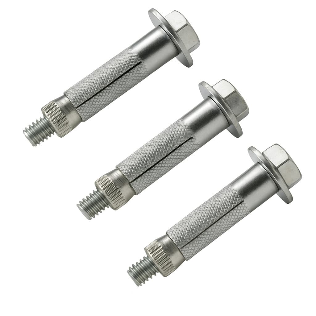 Parabolt Chumbador 1/4" x 2"  Kit 10;  20 e 50 peças Fixação Pesada em Concreto