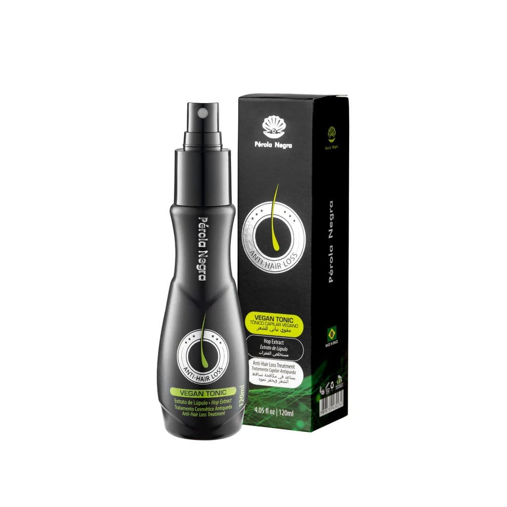 Tônico Anti-Queda de Cabelo Vegano 100ml - Pérola Negra