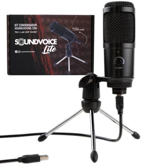 Microfone Condensador Lite 1200 SoundVoice