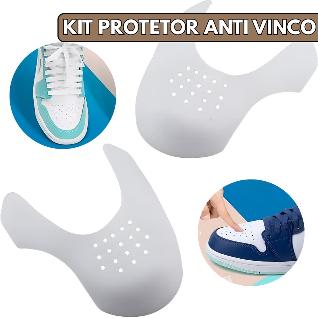 Kit De Protetor De Sapato Anti-Rugas Protegem Os Tênis Contra Dobrar - Escolha Seu Kit