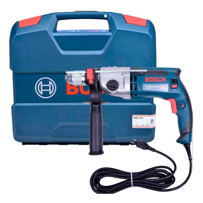 Furadeira de Impacto Industrial 12" 1100w Bosch GSB 24-2 RE (220v)