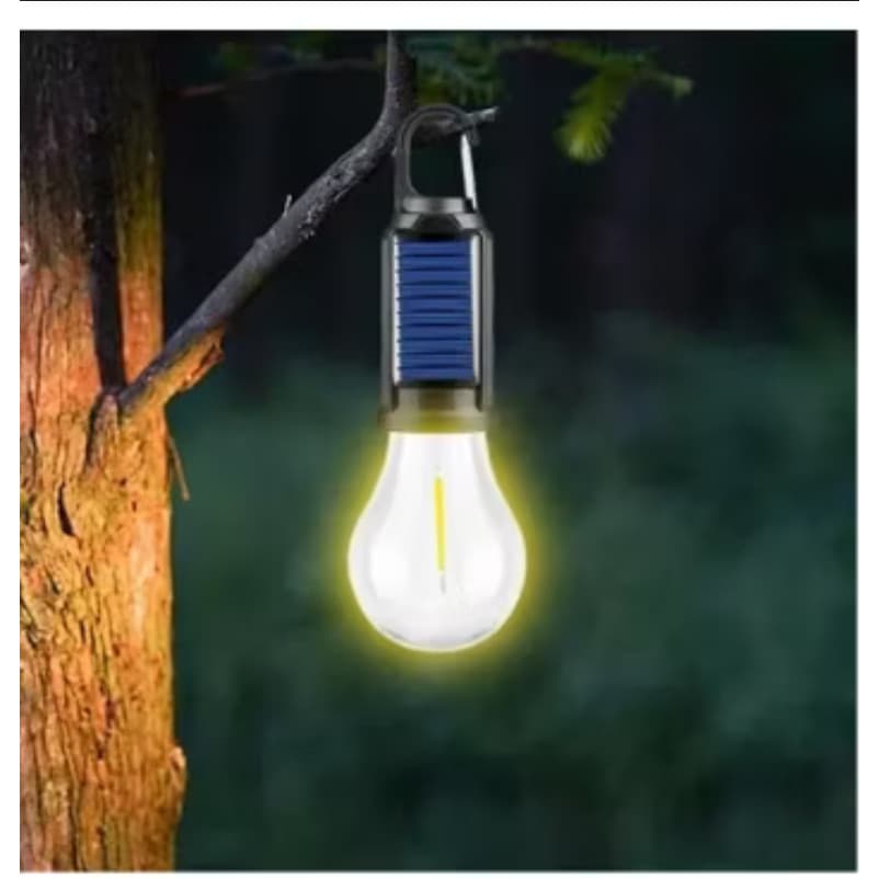 Lâmpada De Emergência Com LED Portátil Recarregável  Iluminacao Ajustável  solar  canaa yl