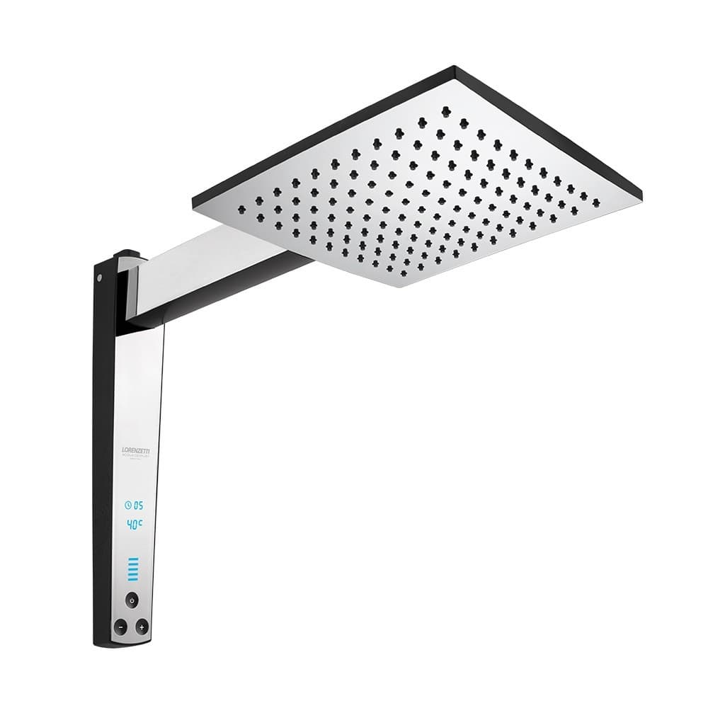 Chuveiro Century Digital Preto Cromado 6800W 220V Lorenzetti